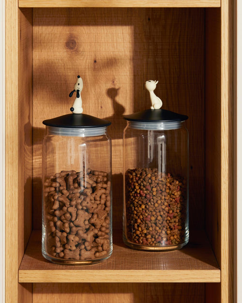 LulàJar Red Orange Jar for dog food Alessi