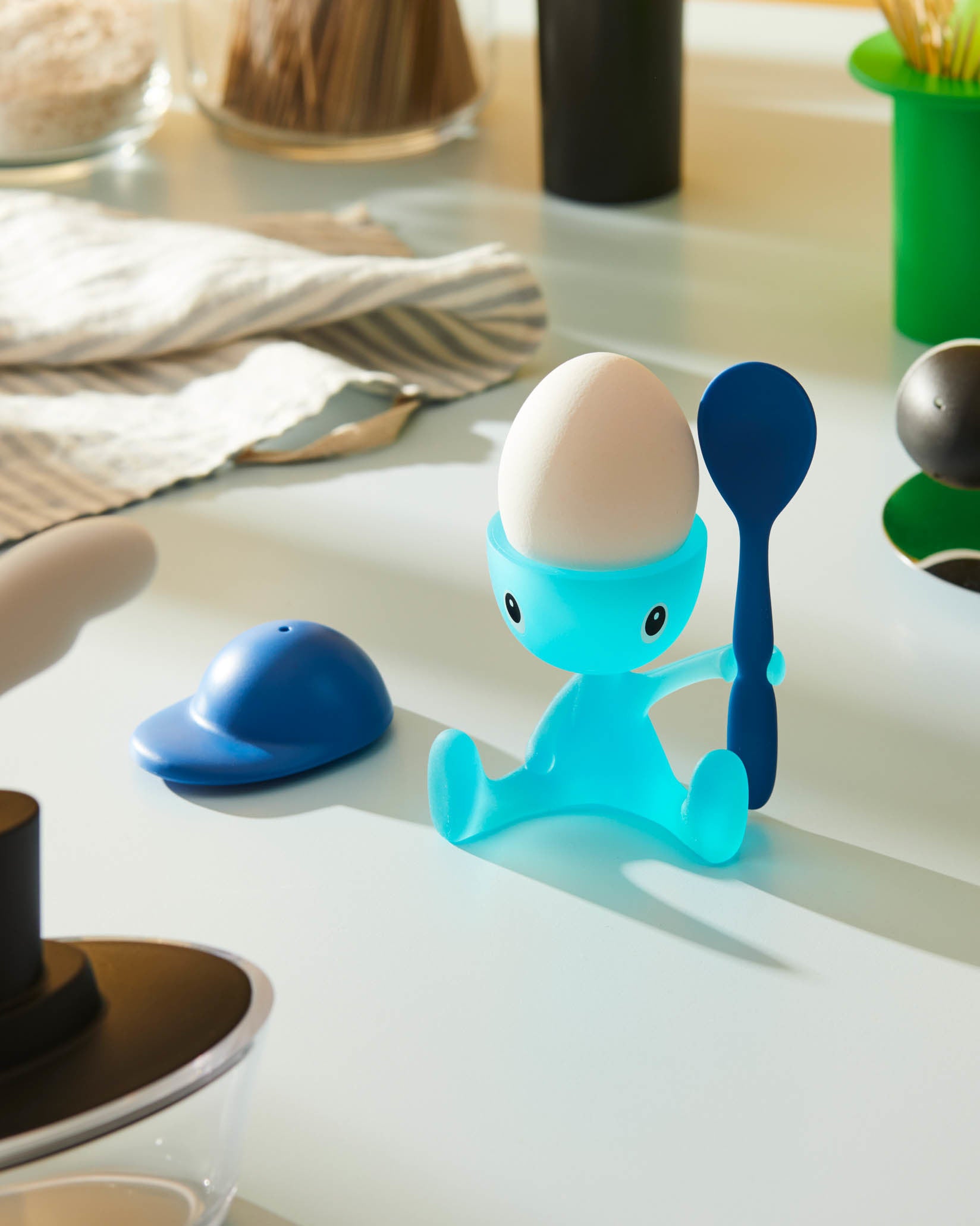 Cico light blue Egg cup Alessi 1