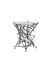 Blow up stainless steel Small table Alessi 4