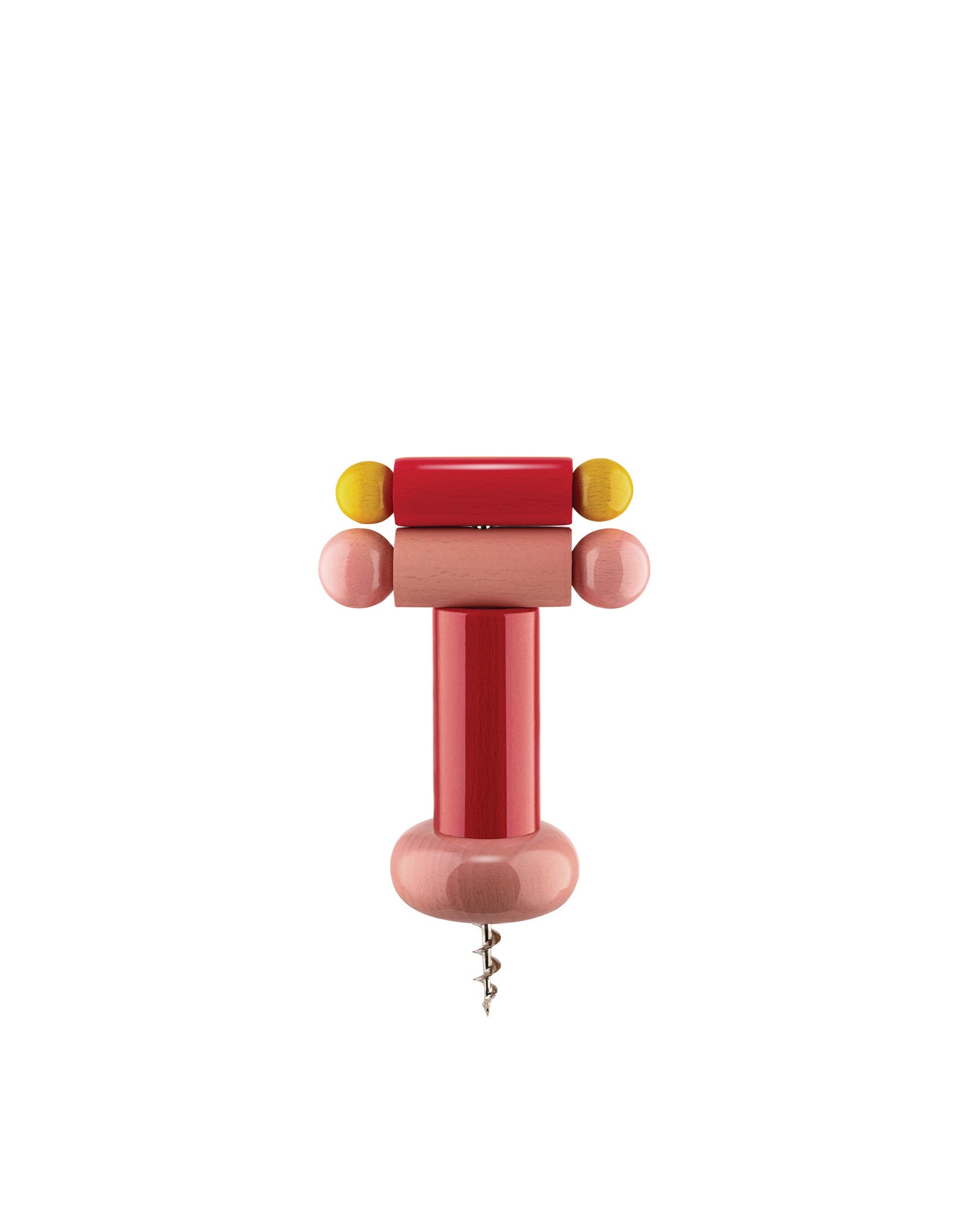 ES17 pink, red, yellow Corkscrew Alessi