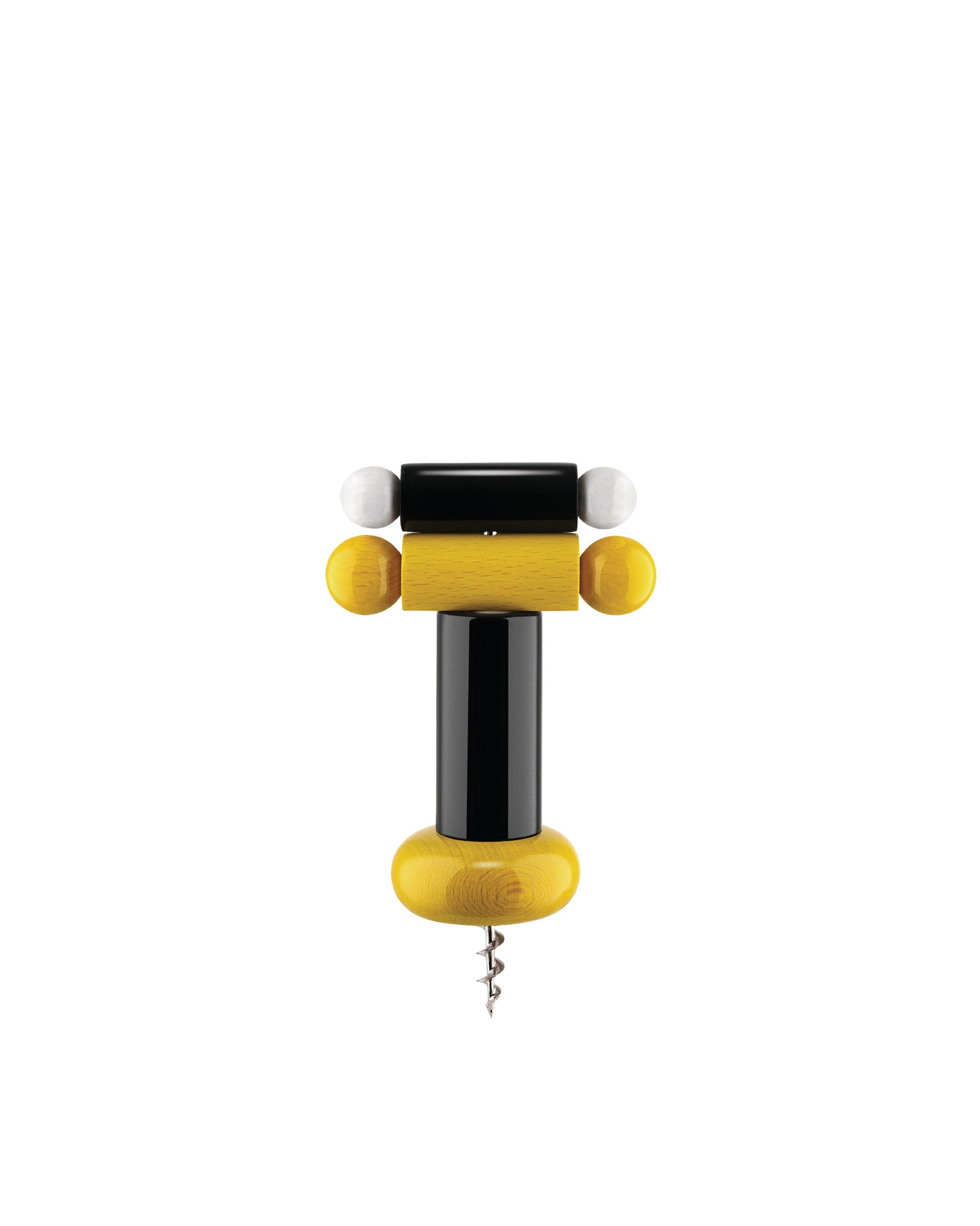 ES17 yellow, black, white Corkscrew Alessi