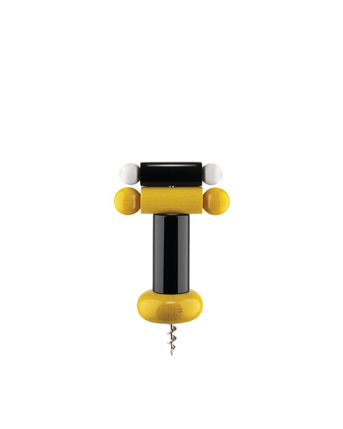 ES17 yellow, black, white Corkscrew Alessi
