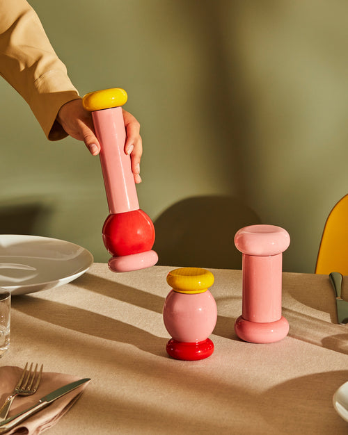 ES19 yellow Pepper / salt / spice mill Alessi
