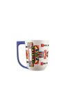 Holyhedrics light blue, porcelain Mug Alessi