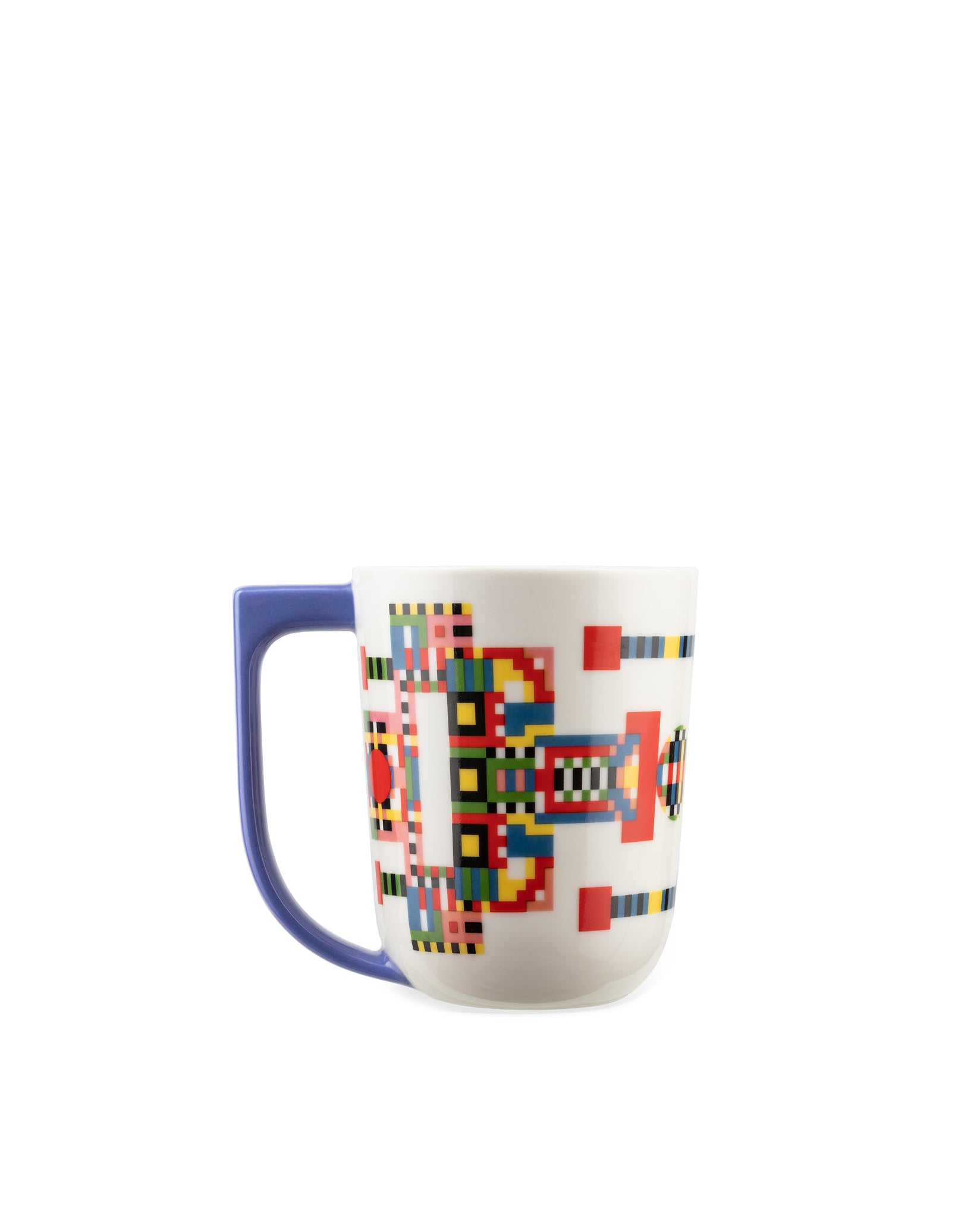 Holyhedrics light blue, porcelain Mug Alessi