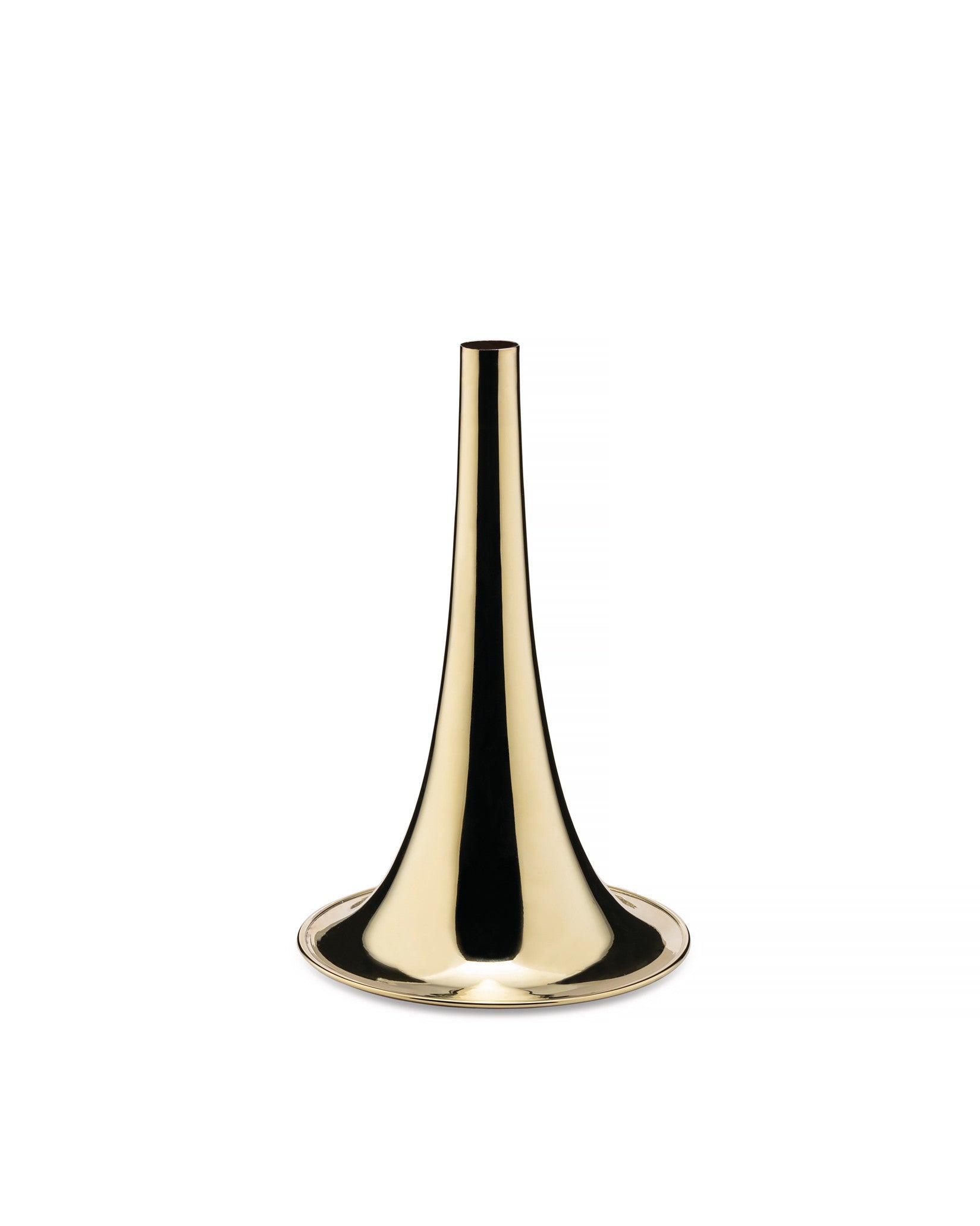 Trumpet brass Flower vase Alessi
