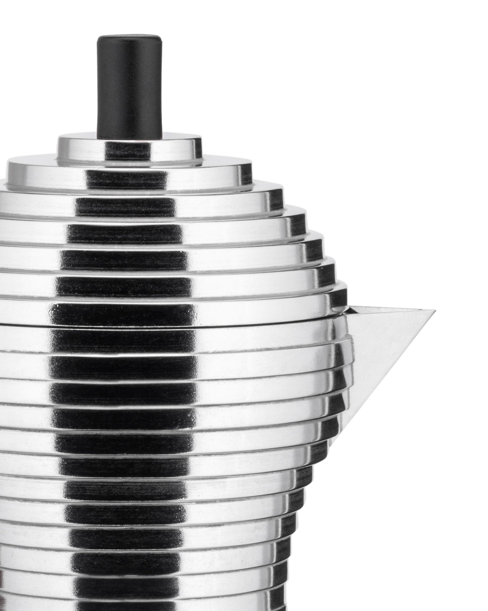 Pulcina black, cups 1 Espresso coffee maker Alessi