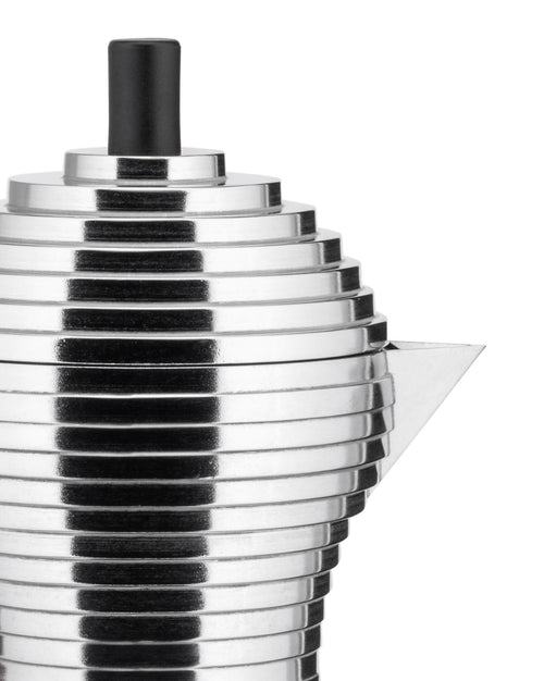 Pulcina black, cups 1 Espresso coffee maker Alessi