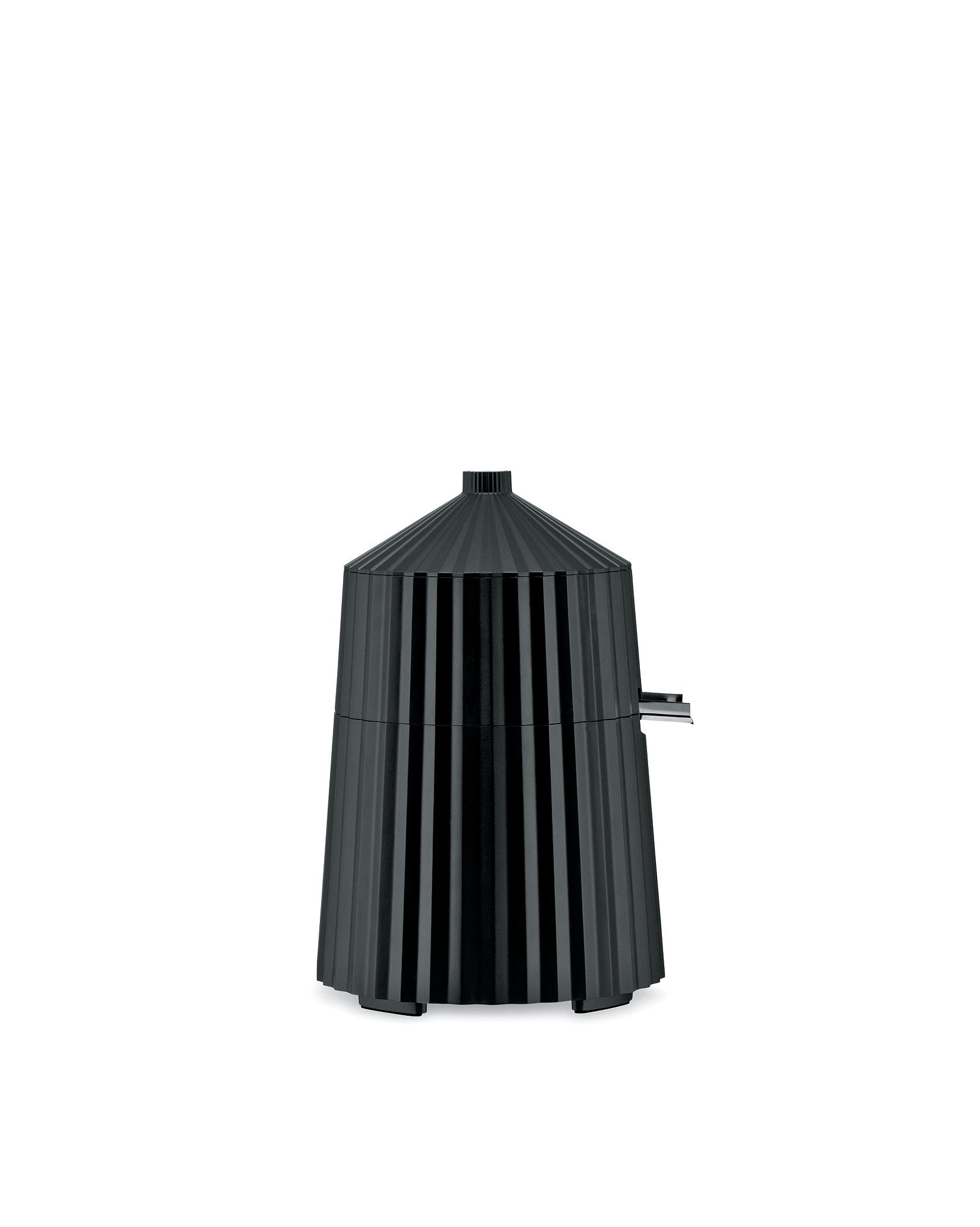 Plissé black Electric citrus-squeezer. European plug Alessi