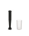 Plissé black Hand blender. European plug Alessi