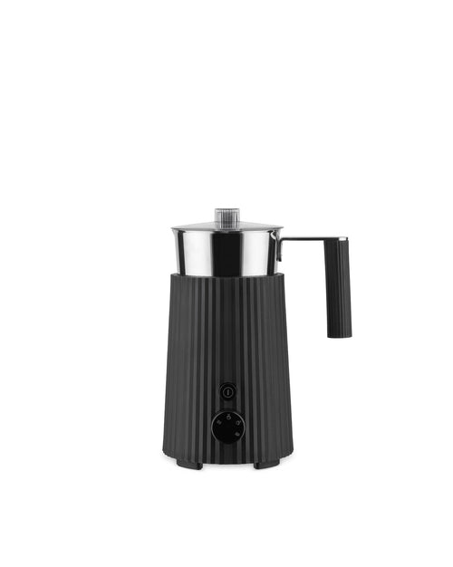 Plissé black Multi-function milk frother. European plug Alessi