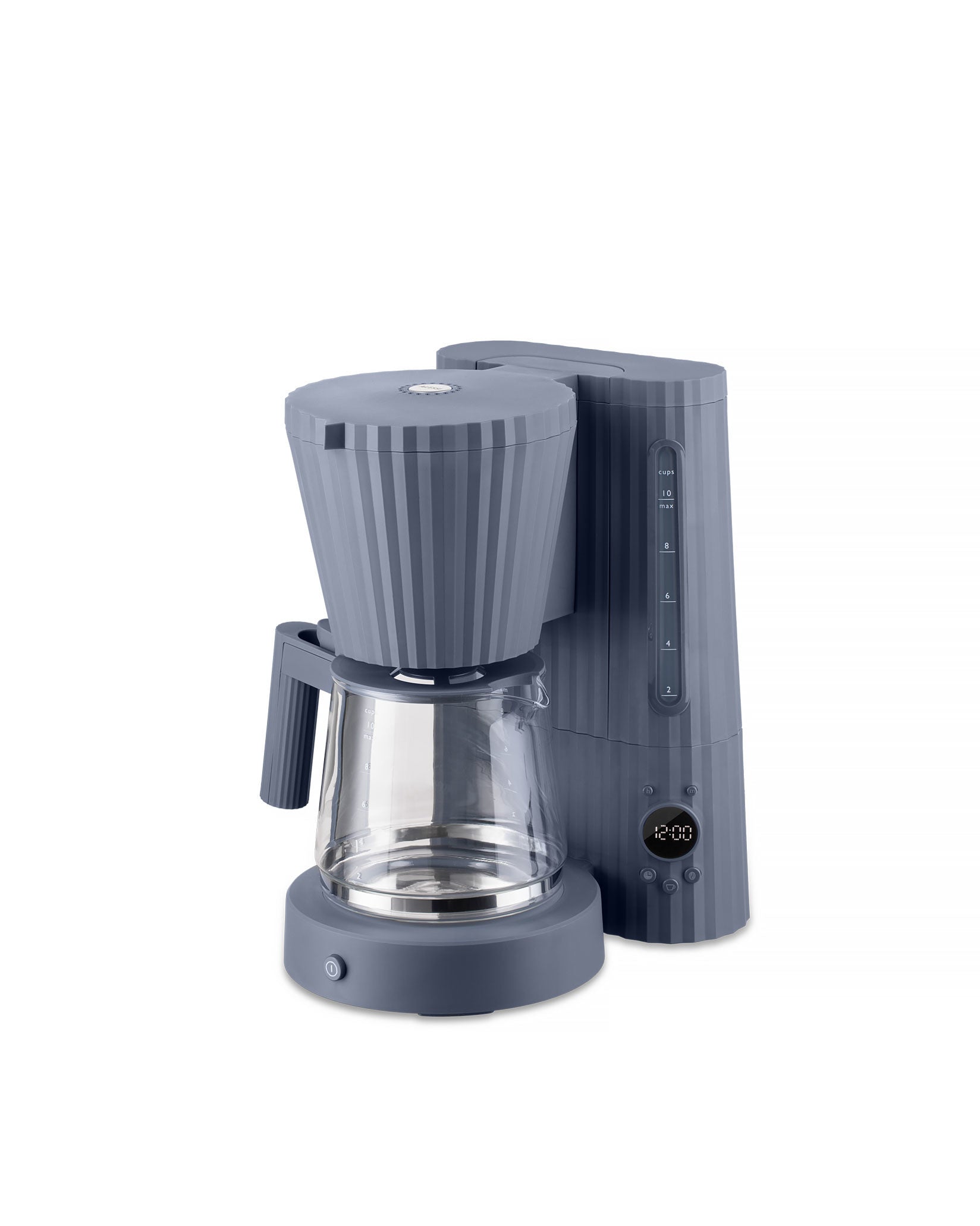 Plissé grey Drip coffee maker. European plug. Alessi