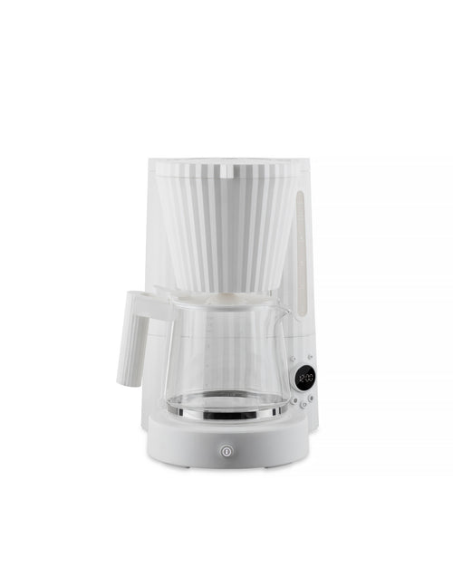 Plissé white Drip coffee maker. European plug. Alessi