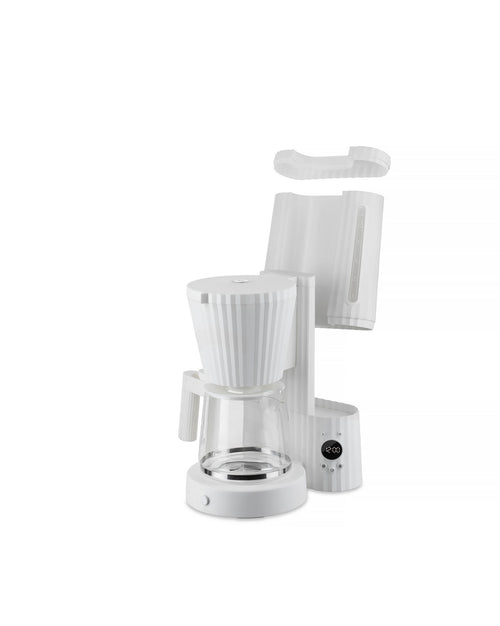 Plissé white Drip coffee maker. European plug. Alessi