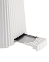 Plissé white Long double compartment toaster. European plug. Alessi