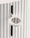 Plissé white Long double compartment toaster. European plug. Alessi