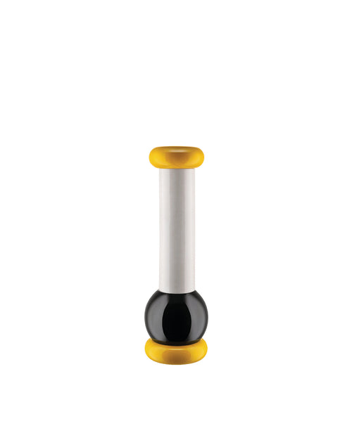 MP0210 yellow, black, white Pepper / salt / spice mill Alessi