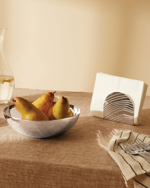 Veneer stainless steel, cm 29 || inch 11½″ Bowl Alessi