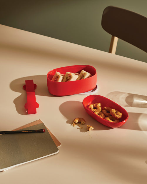 Food à porter red Lunch box Alessi