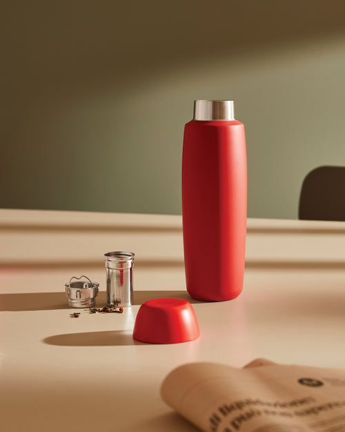 Food à porter grey Thermo insulated bottle Alessi