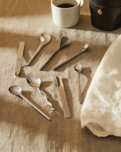Il caffè/tè Alessi Default Title Set of 8 coffee spoons Alessi