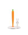 Bunny & Carrot white, cm 29.5 || inch 11½″ Kitchen roll holder Alessi