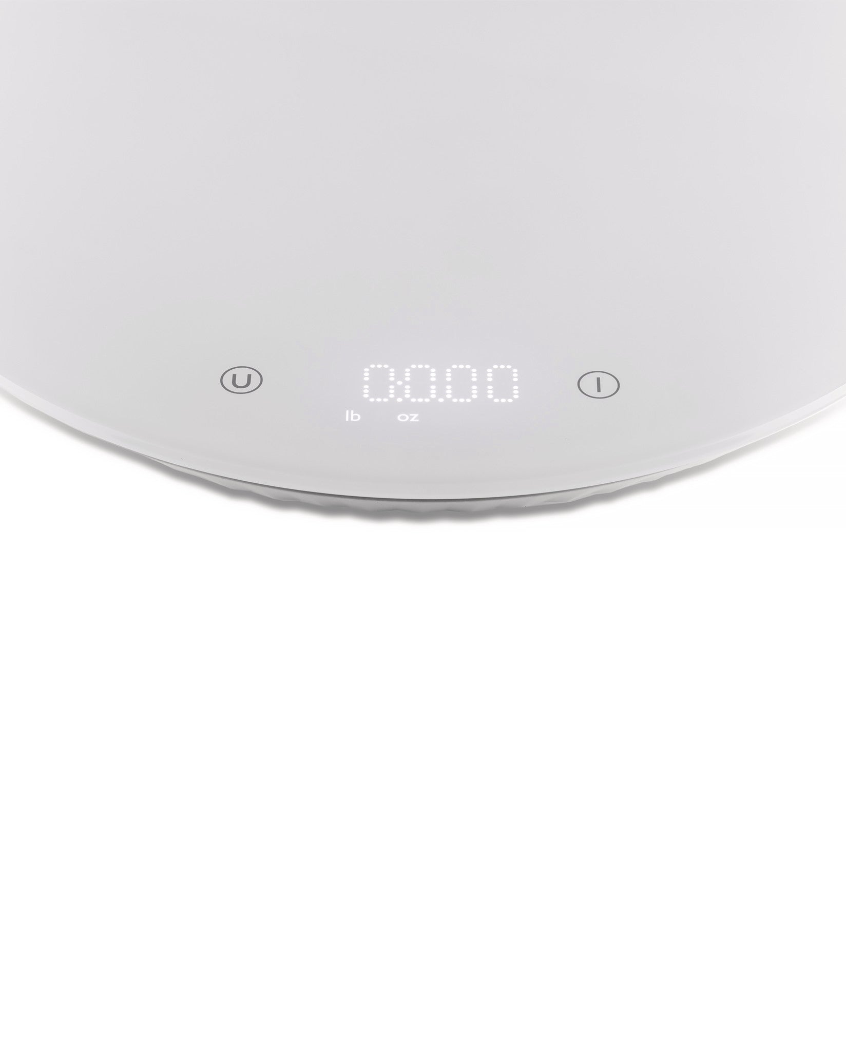 Plissé white Digital kitchen scale Alessi