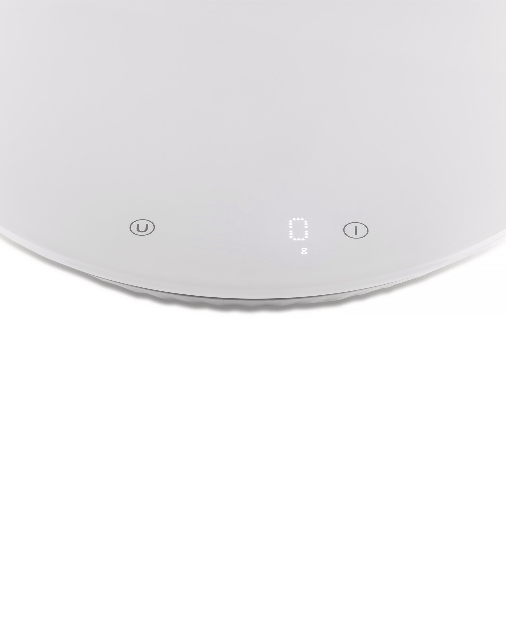 Plissé white Digital kitchen scale Alessi