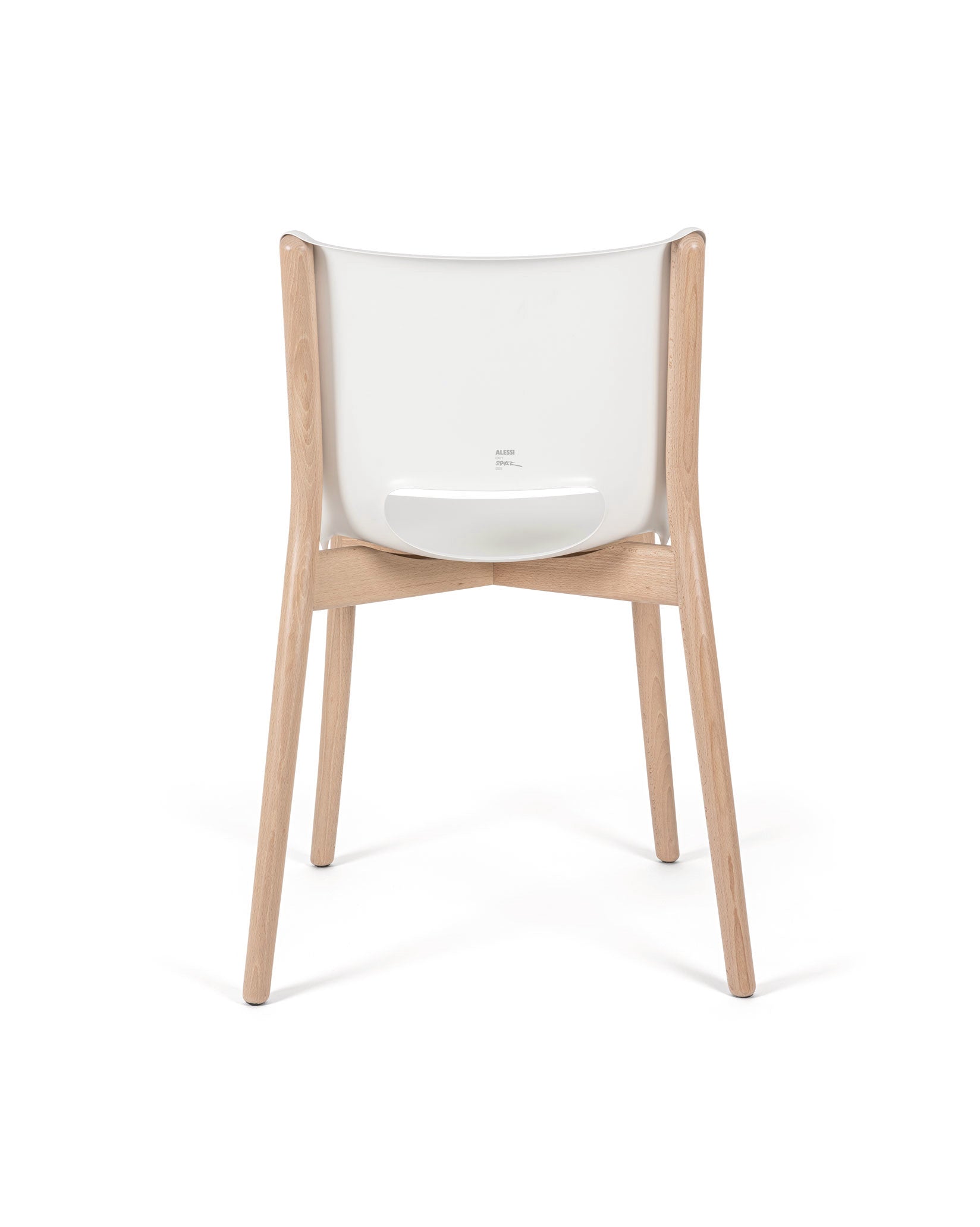Poêle Collection white Monoshell chair Alessi 4
